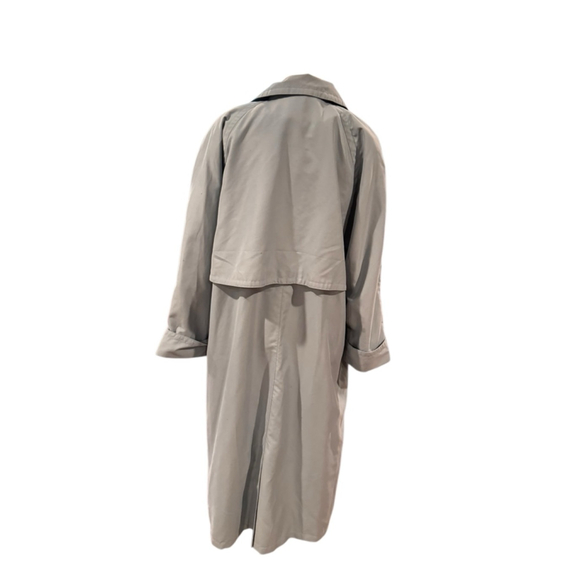 Women's Silhouettes belted Trench Coat sage green Size 16 - Picture 3 of 8